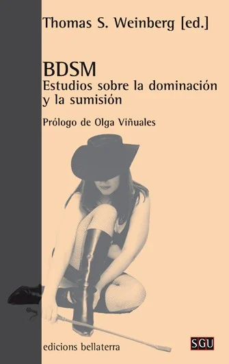 Portada del libro BDSM. Estudios sobre la dominación y la sumisión, con fotografía de Tentesion