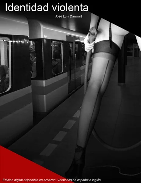 Portada de la novela Identidad violenta, con fotografía de Tentesion